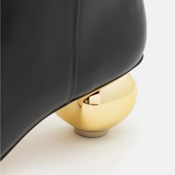 cult gaia leather boot with architectural heel - Picture 3 of 7